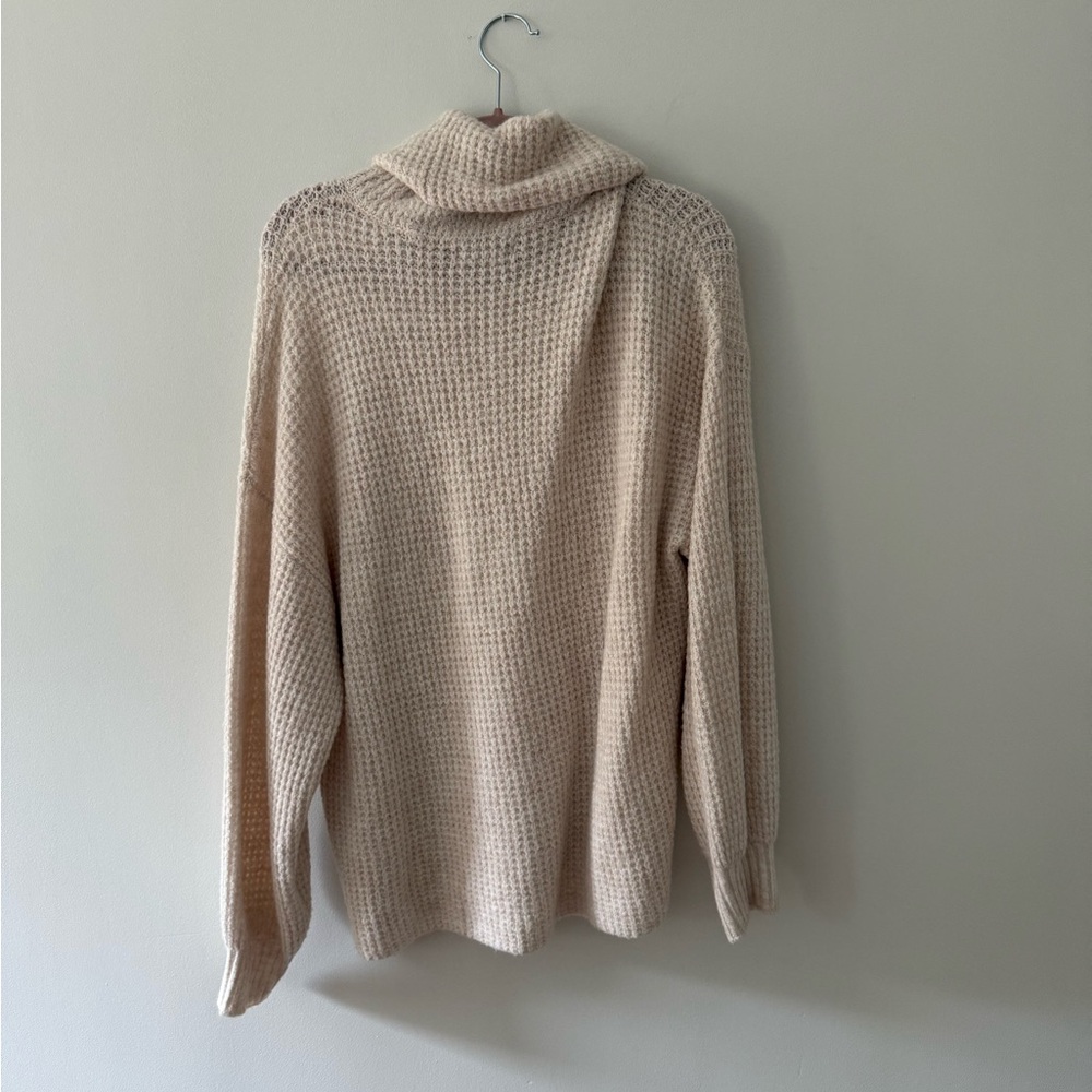 American Eagle Outfitters Cream Cowl Neck Sweater